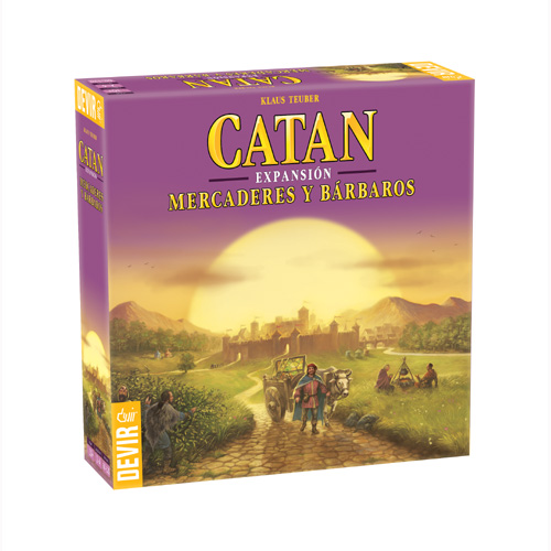 Imagen de la expansión para el juego Catan - Mercaderes y bárbaros