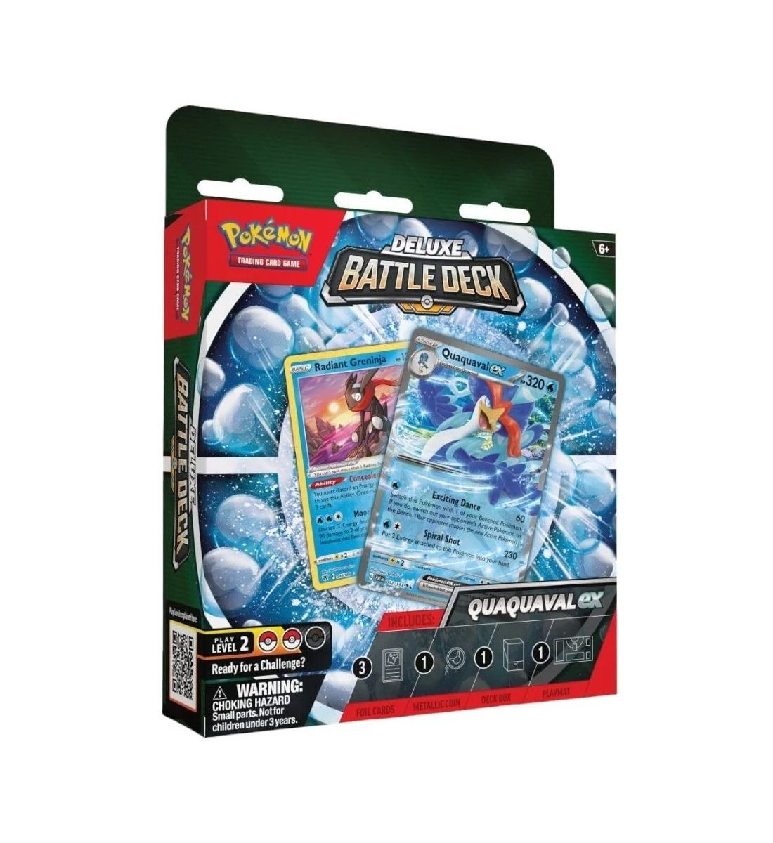 Baraja combate deluxe quaquaval exgreninja radiante