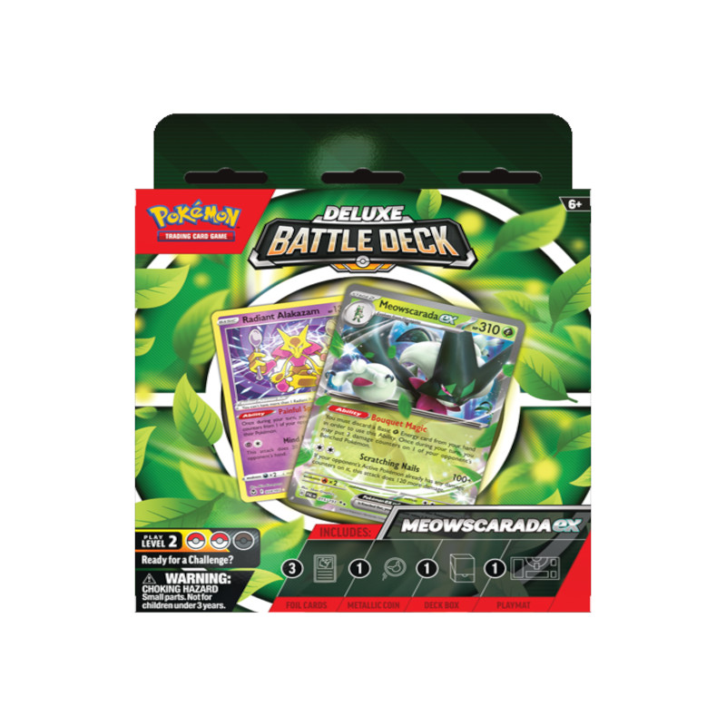 Baraja de combate pokemon vitoria meowscarada ex