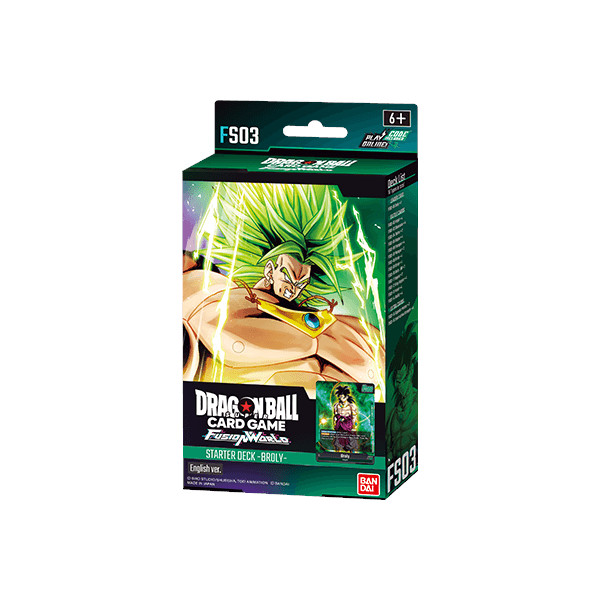 Baraja dragon ball fusion world juego broly