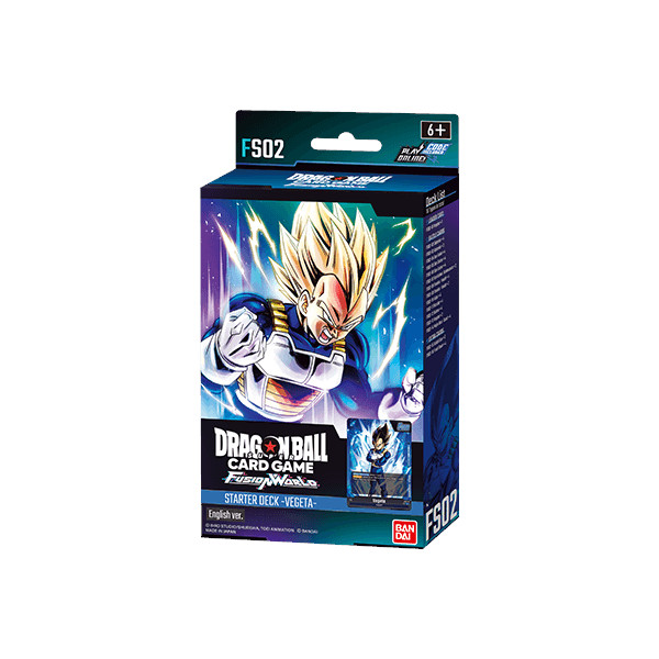Baraja dragon ball fusion world juego vegeta