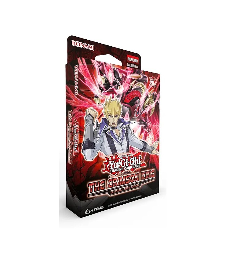 yugioh baraja de estructura el rey carmesi español