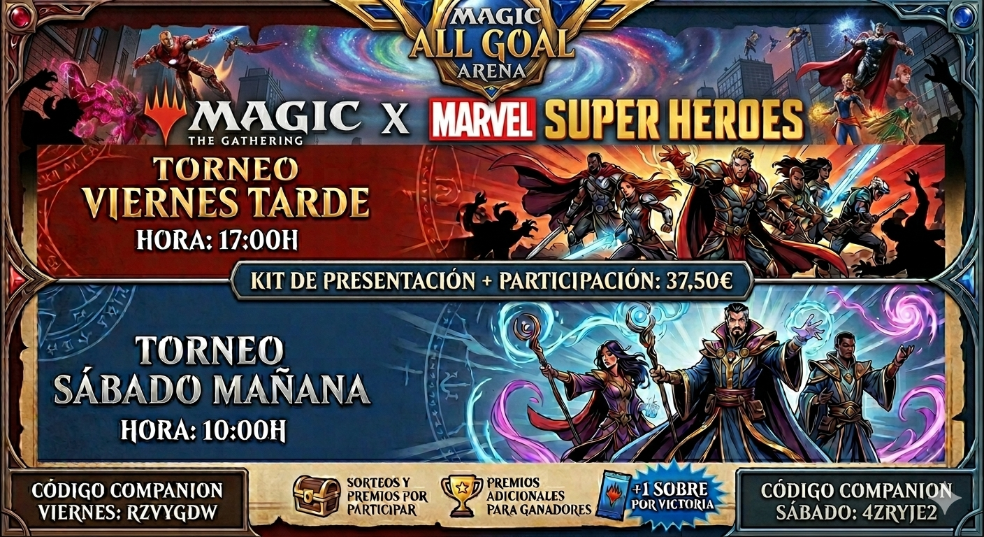 TORNEO PRESENTACIÓN MAGIC MARVEL